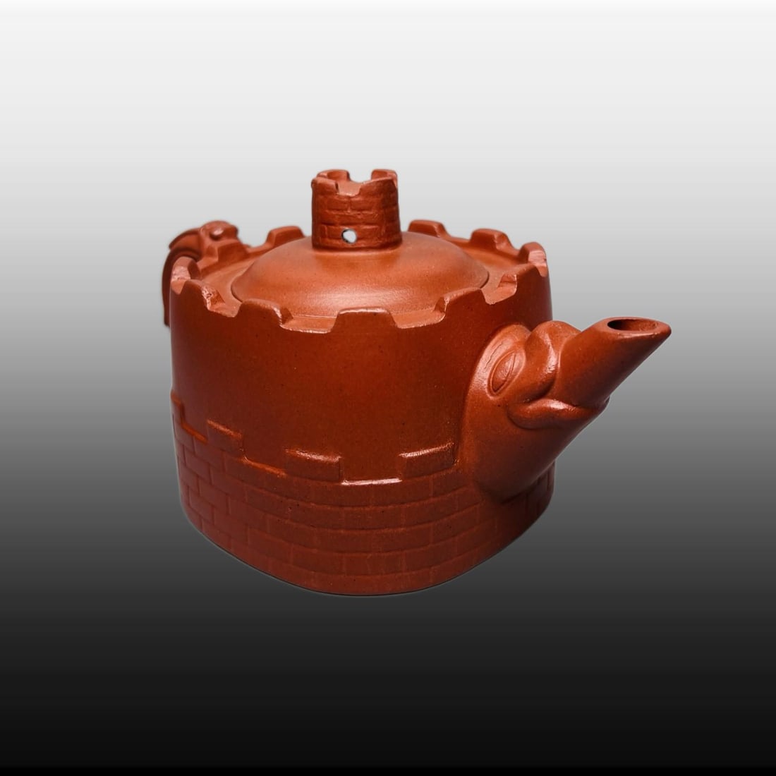 A Exquisite Purple Sands Great Wall Pattern Teapot - 3