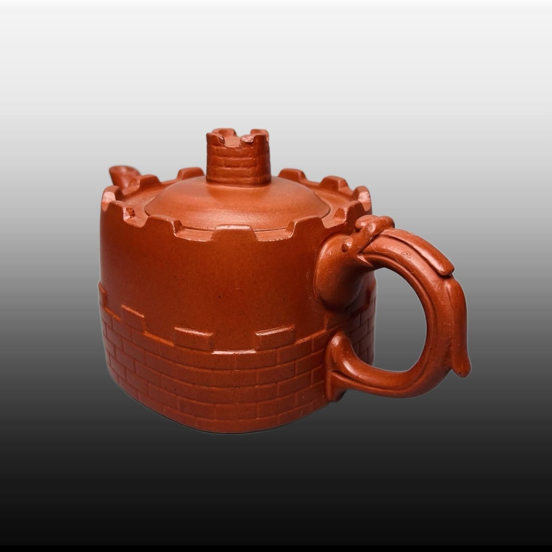 A Exquisite Purple Sands Great Wall Pattern Teapot - 4