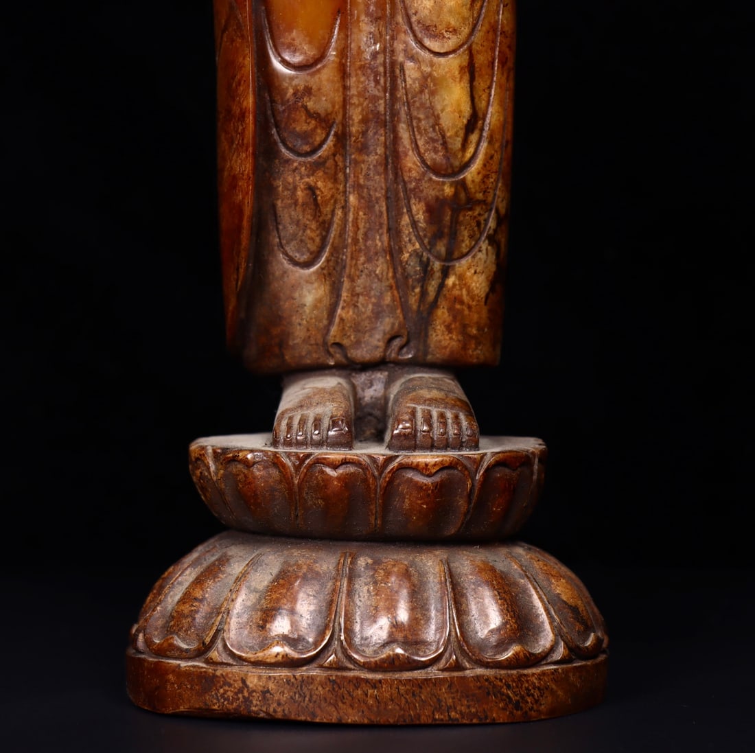 A Exquisite Hotan Jade Buddha statue - 6