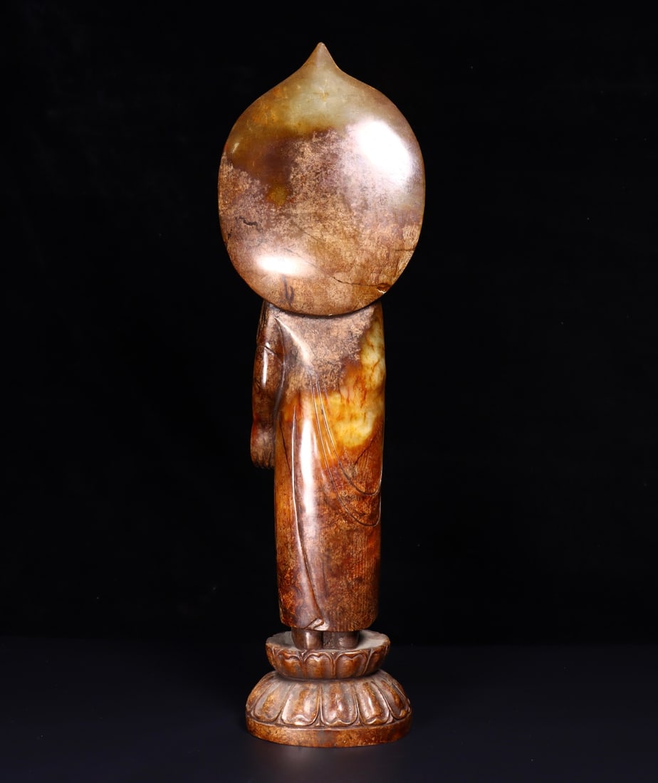 A Exquisite Hotan Jade Buddha statue - 7
