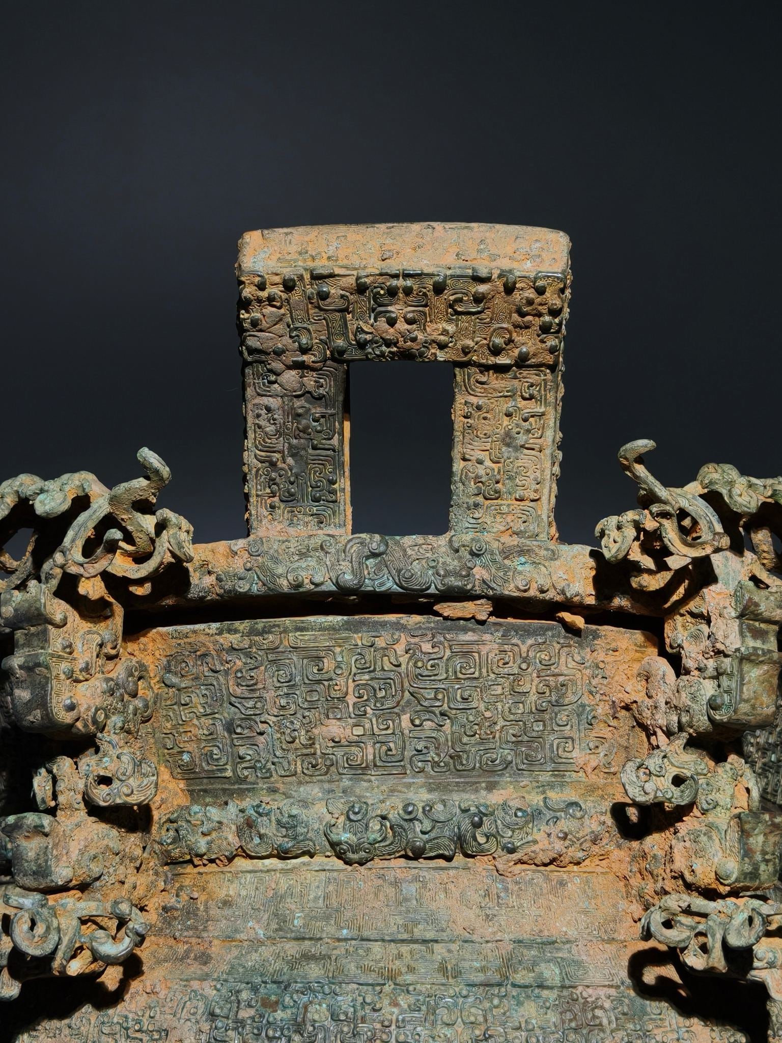 A Exquisite Bronze Auspicious Cloud Pattern Tripod Censer - 7