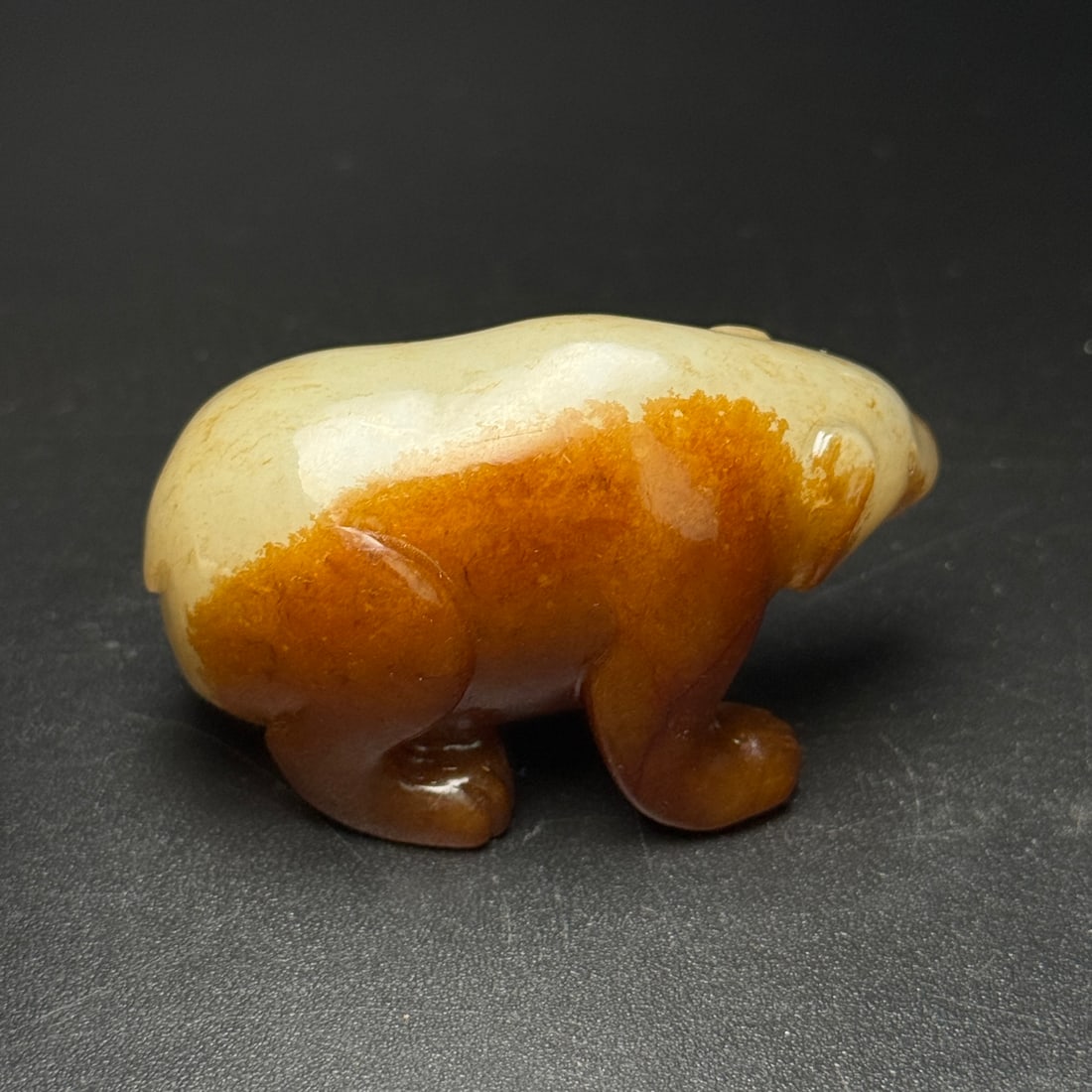 A Exquisite Hotan Jade Bear Ornament - 3