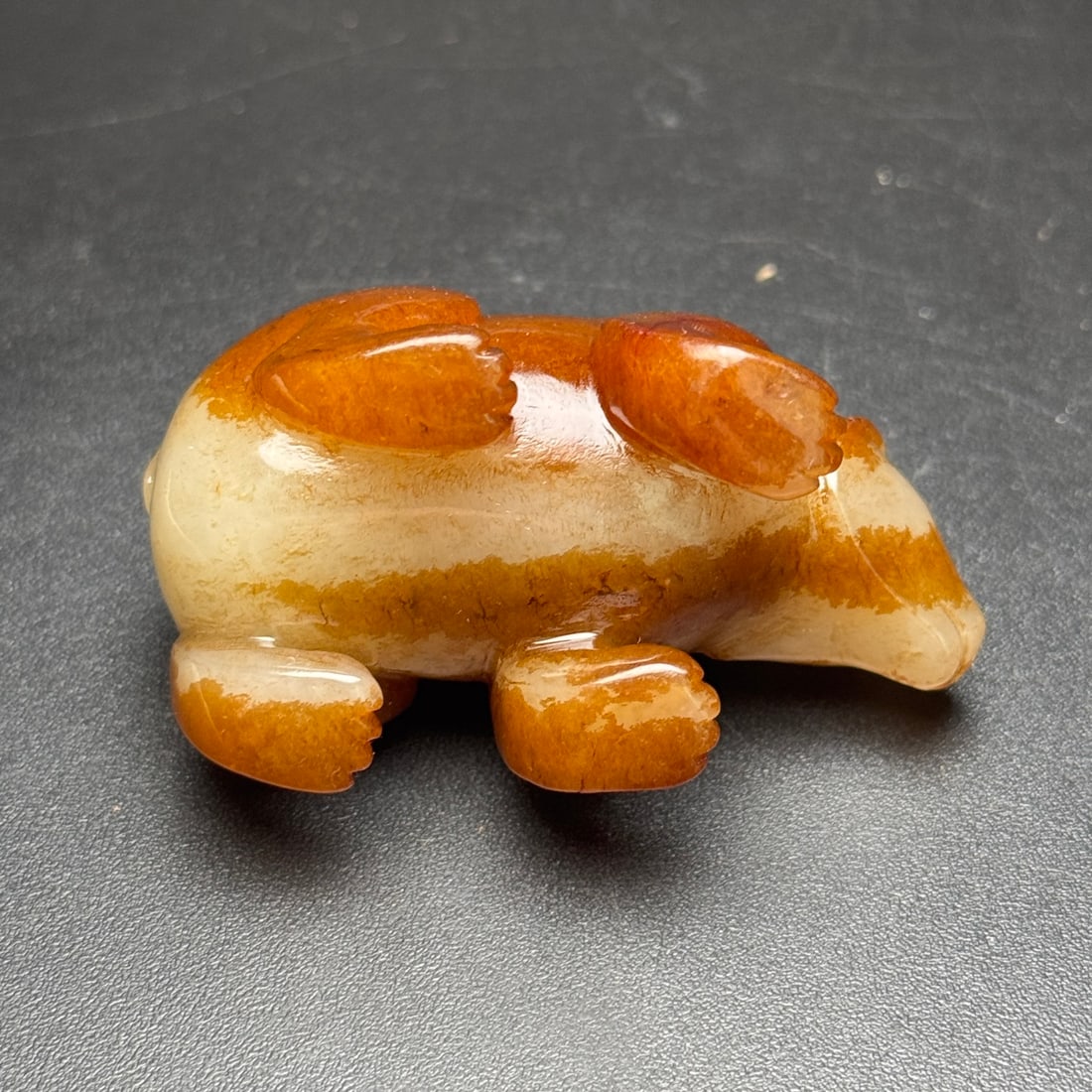 A Exquisite Hotan Jade Bear Ornament - 6