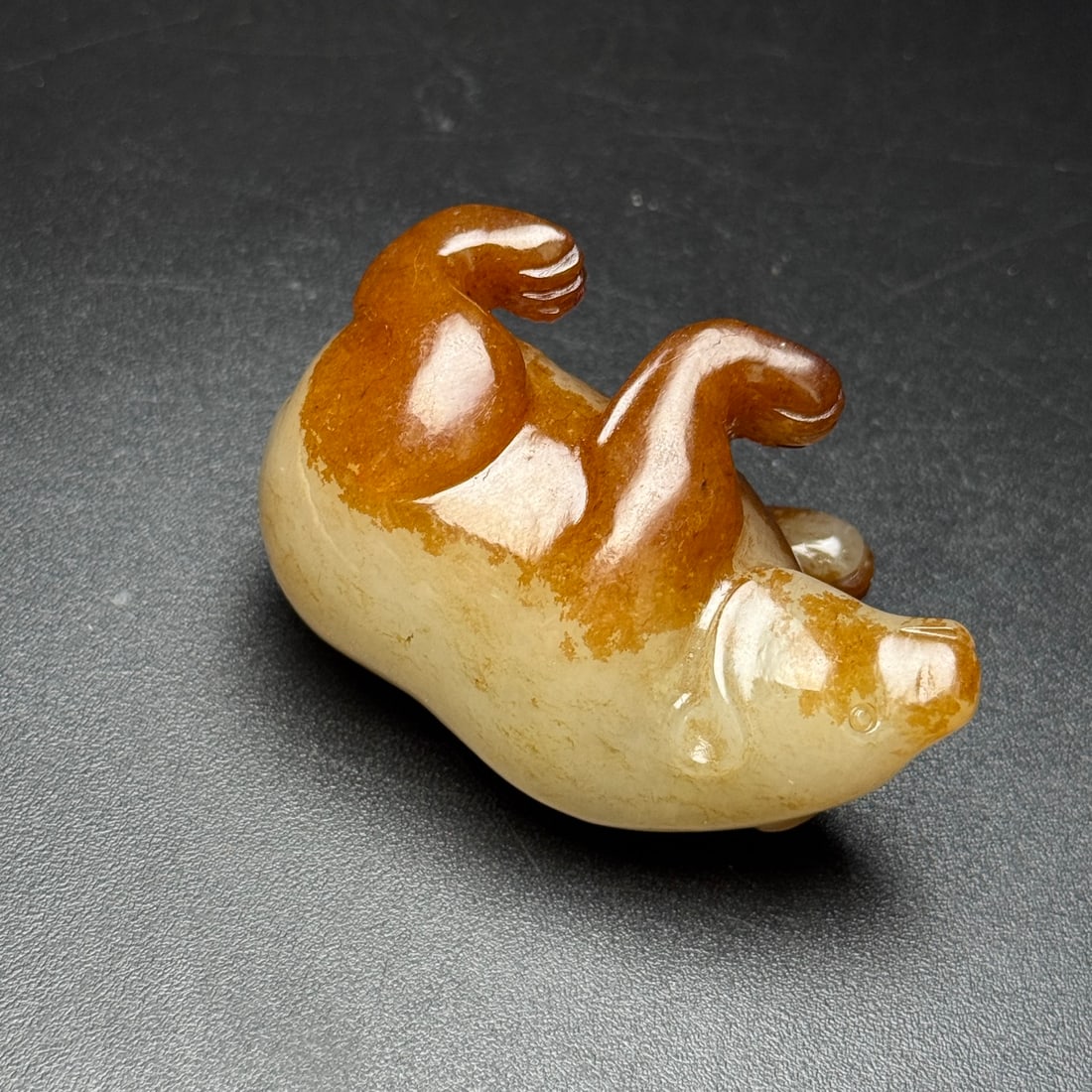 A Exquisite Hotan Jade Bear Ornament - 7