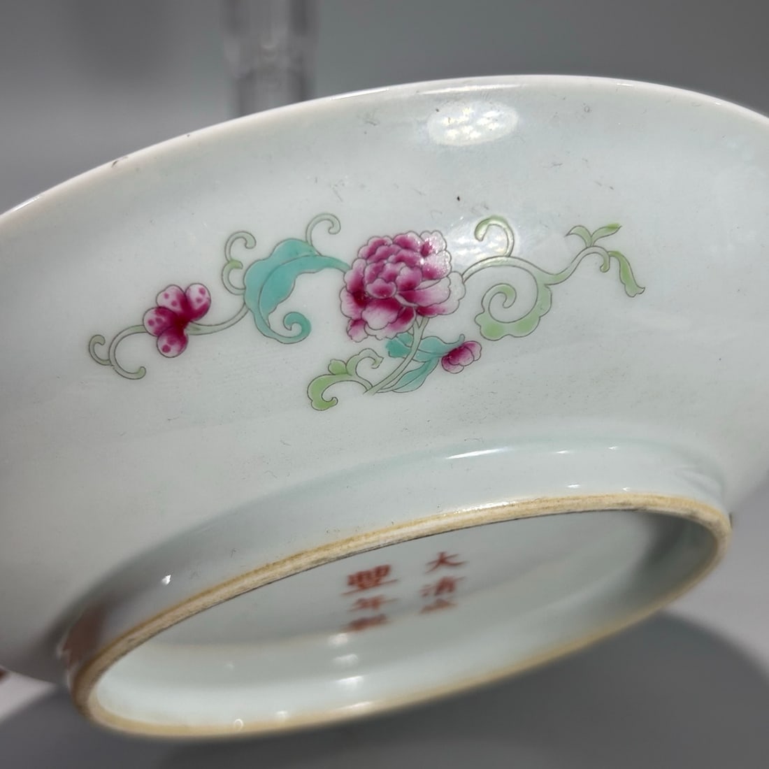 A Exquisite Enamel Peach Pattern Plate - 5