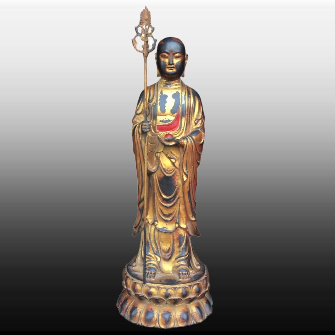 A Exquisite Bronze Buddha Statue Ornament (1 of 9)