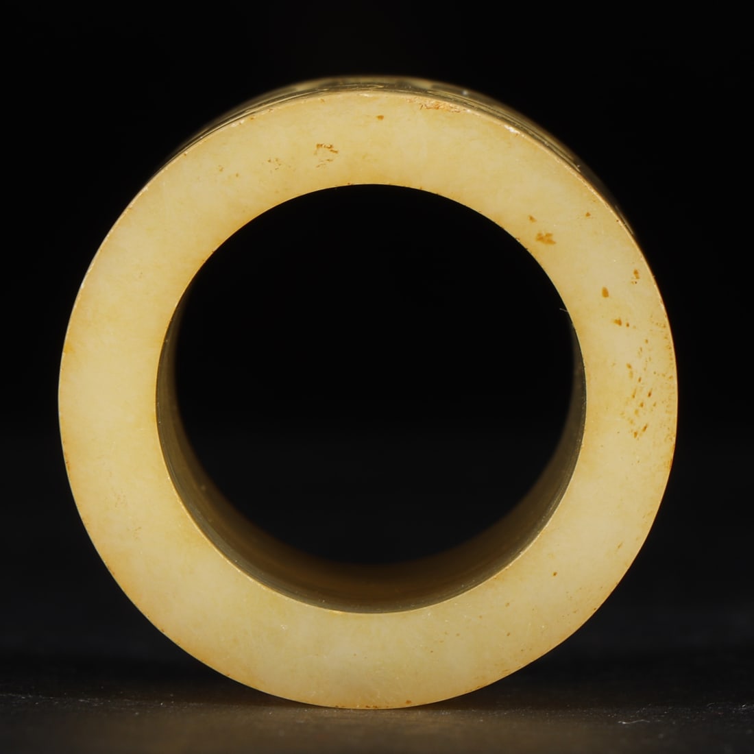 A Exquisite Gaogu Jade Auspicious Cloud Pattern Handheld Carving - 9