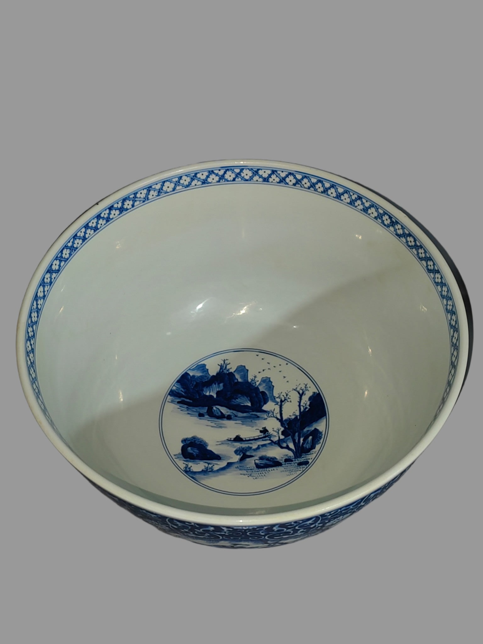 A Exquisite Blue and White Figures Pattern Bowl - 7