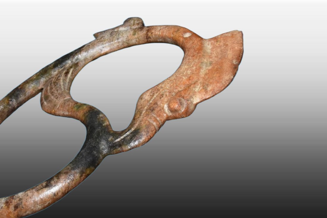 A Exquisite River Polished Jade Dragon - 5