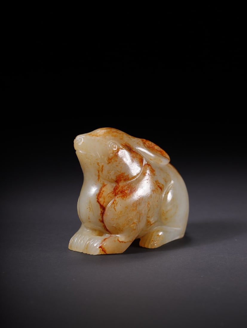 A Exquisite Hotan Jade Rabbit Ornament - 2