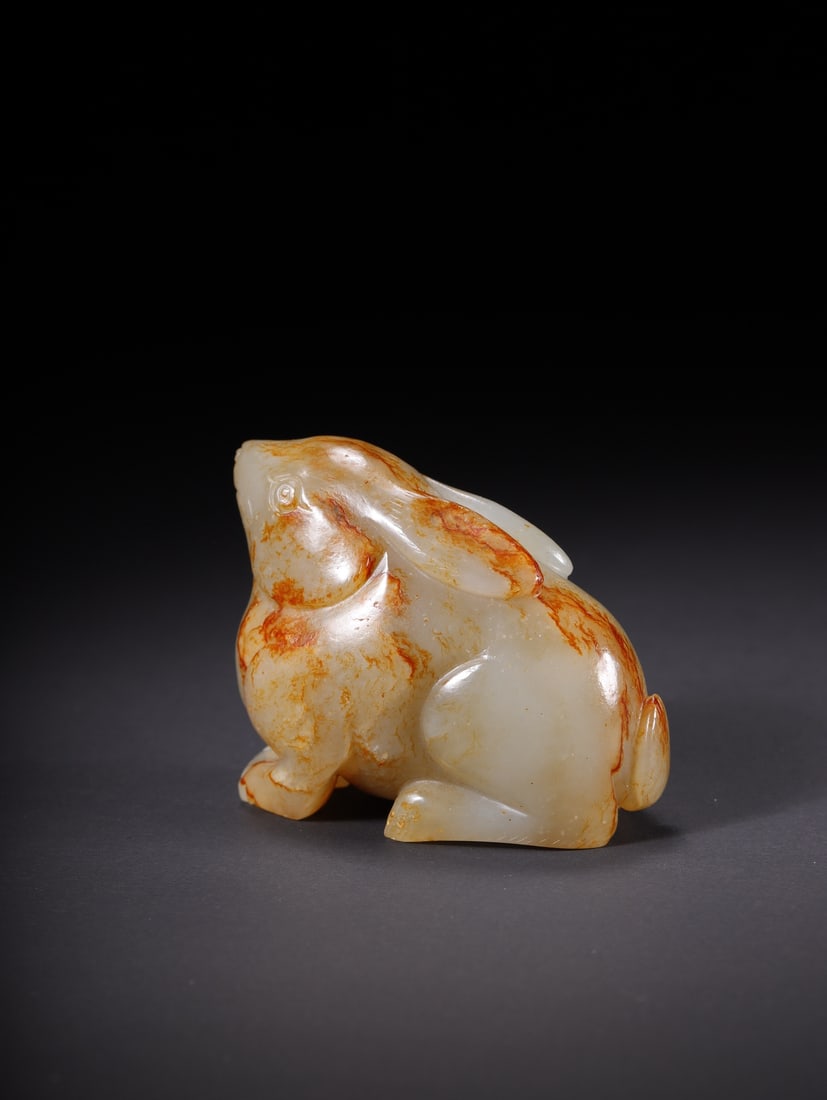 A Exquisite Hotan Jade Rabbit Ornament - 3