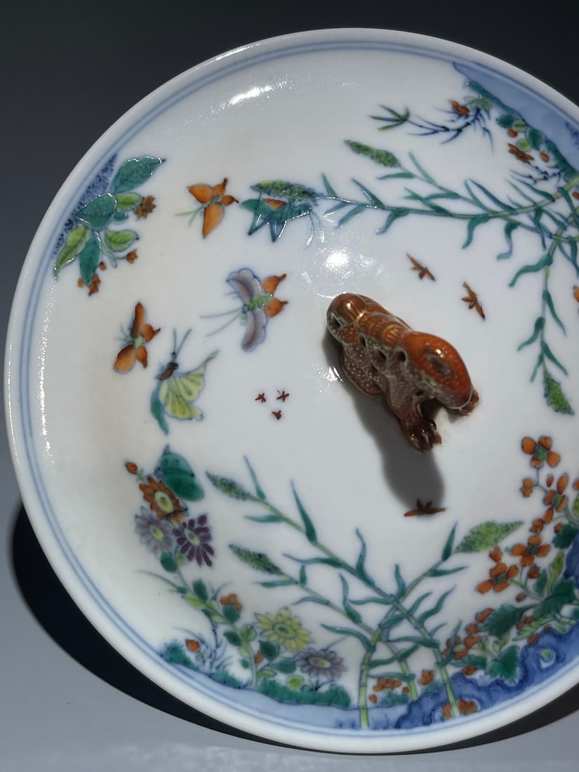 A Exquisite Doucai Flower Pattern Bowl - 5