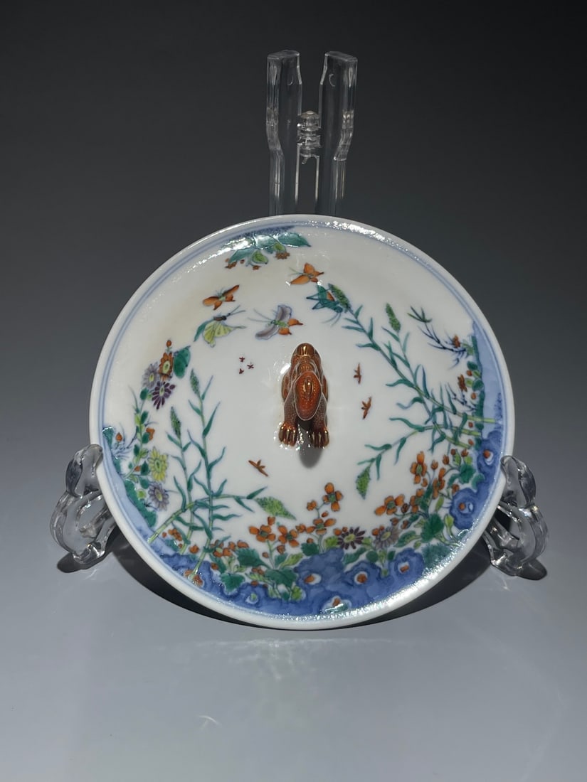 A Exquisite Doucai Flower Pattern Bowl - 9