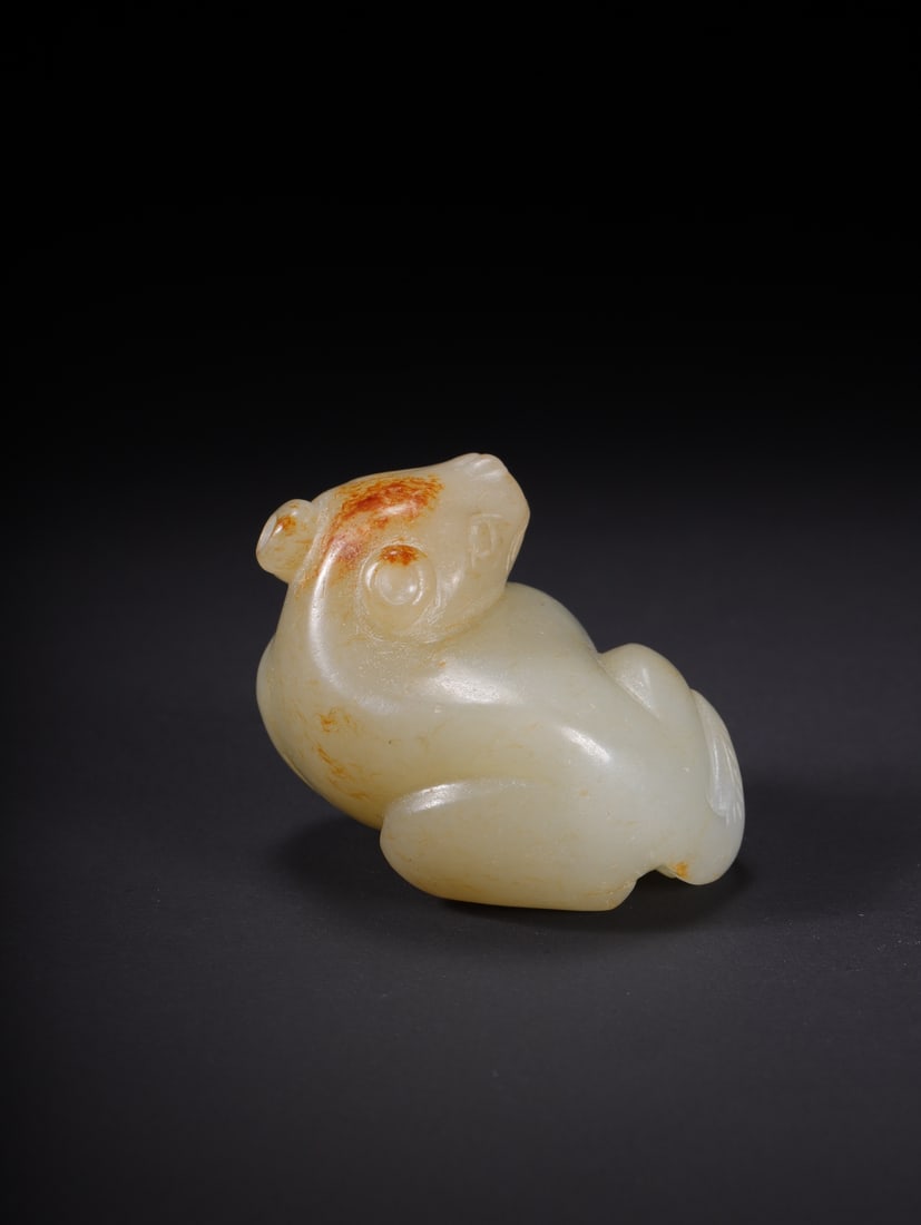 A Exquisite Hotan Jade Bear Ornament - 3