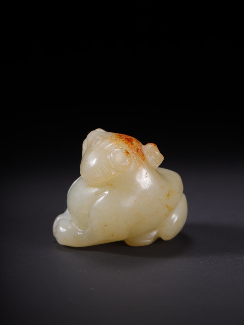 A Exquisite Hotan Jade Bear Ornament - 4