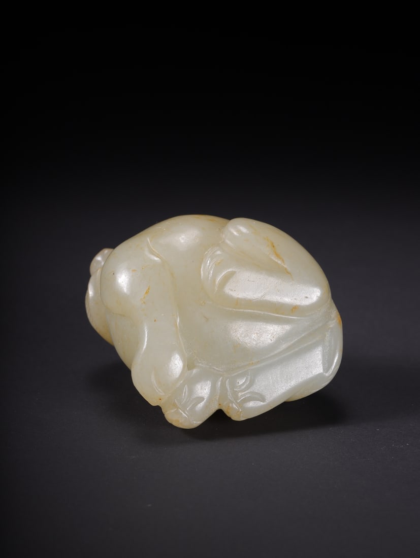 A Exquisite Hotan Jade Bear Ornament - 5
