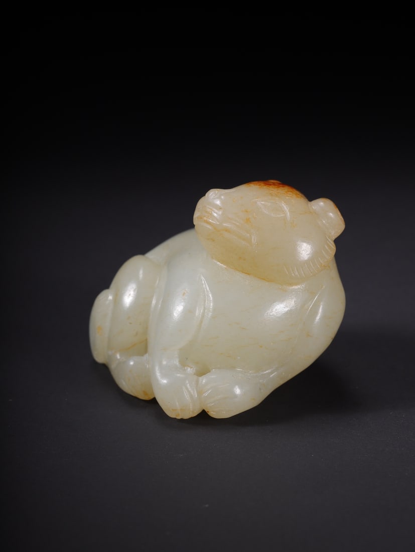 A Exquisite Hotan Jade Bear Ornament - 6