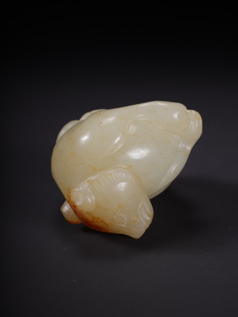 A Exquisite Hotan Jade Bear Ornament - 9