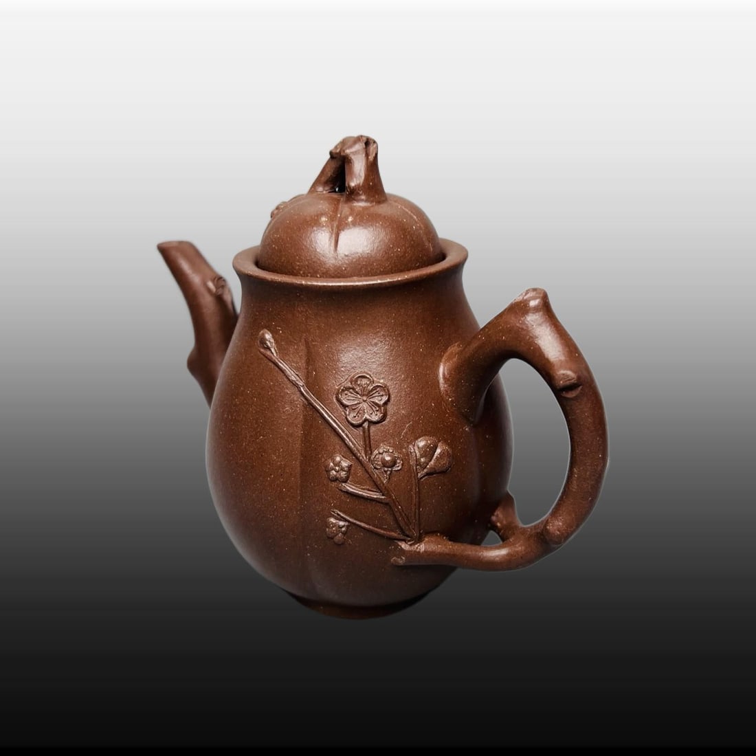 A Exquisite Purple Sands Flower Pattern Teapot - 4