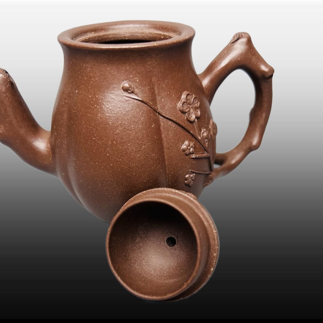 A Exquisite Purple Sands Flower Pattern Teapot - 5
