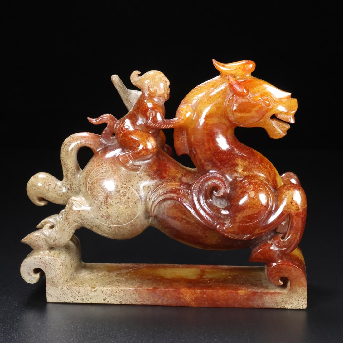 A Exquisite Hotan Jade Horse Ornament (1 of 5)