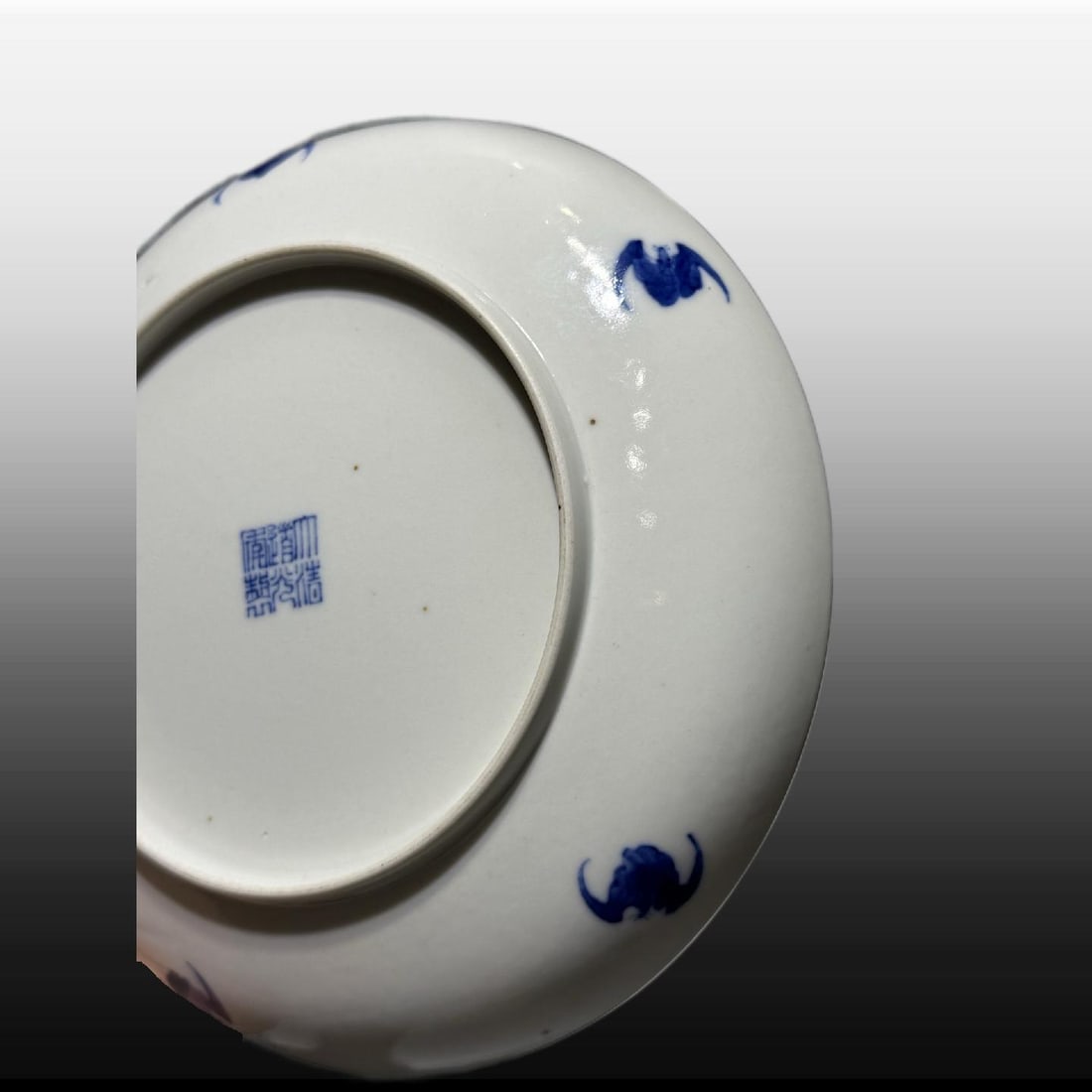 A Exquisite Blue and White Dragon Pattern Plate - 5
