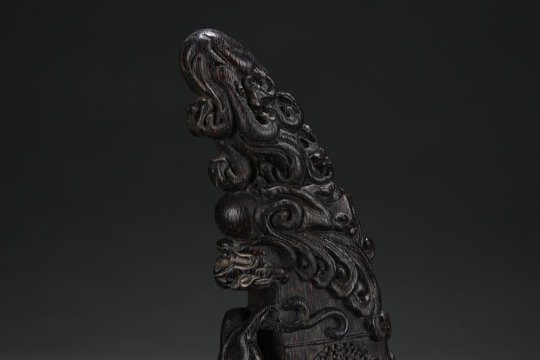 An Exquisite Eaglewood Dragon Pattern Ornament - 5