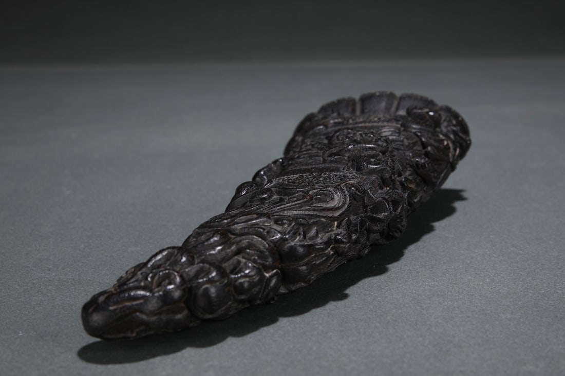 An Exquisite Eaglewood Dragon Pattern Ornament - 7