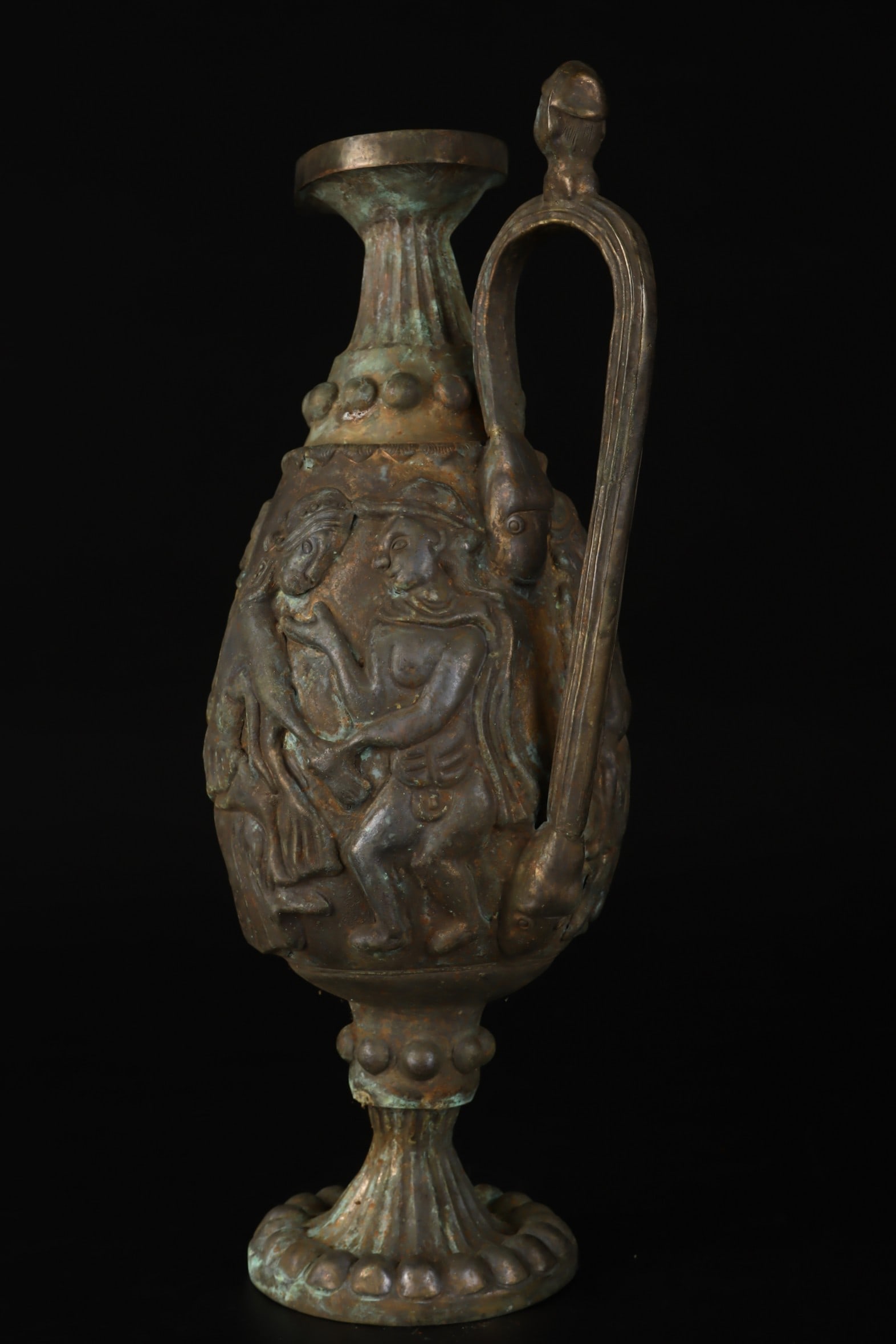 A Rare Silver Figure Pattern Ewer - 2