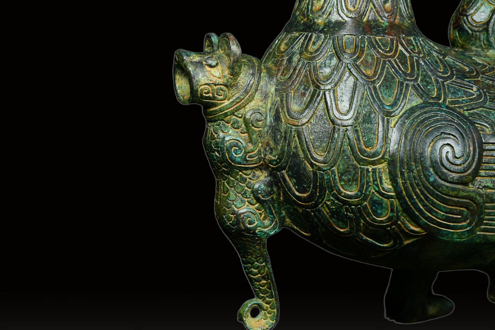 A Exquisite Bronze Bird Ornament - 4