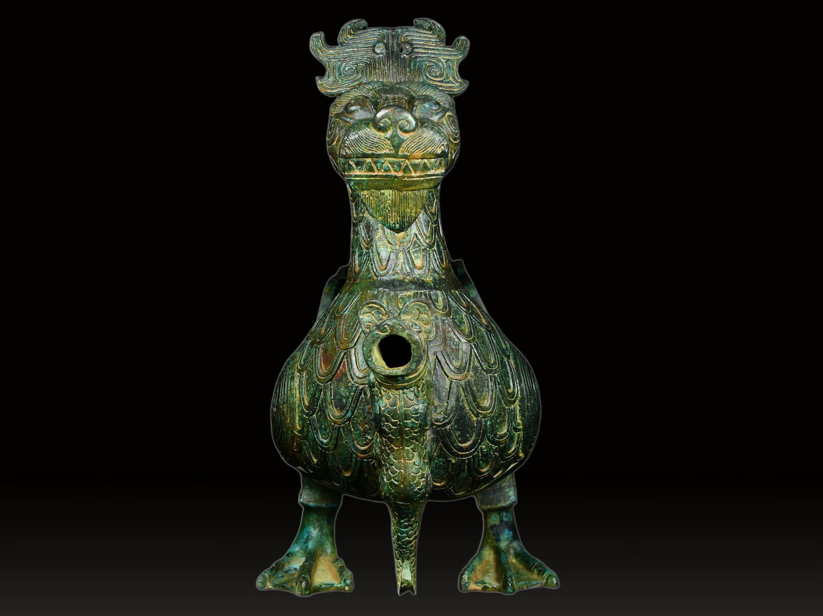A Exquisite Bronze Bird Ornament - 6