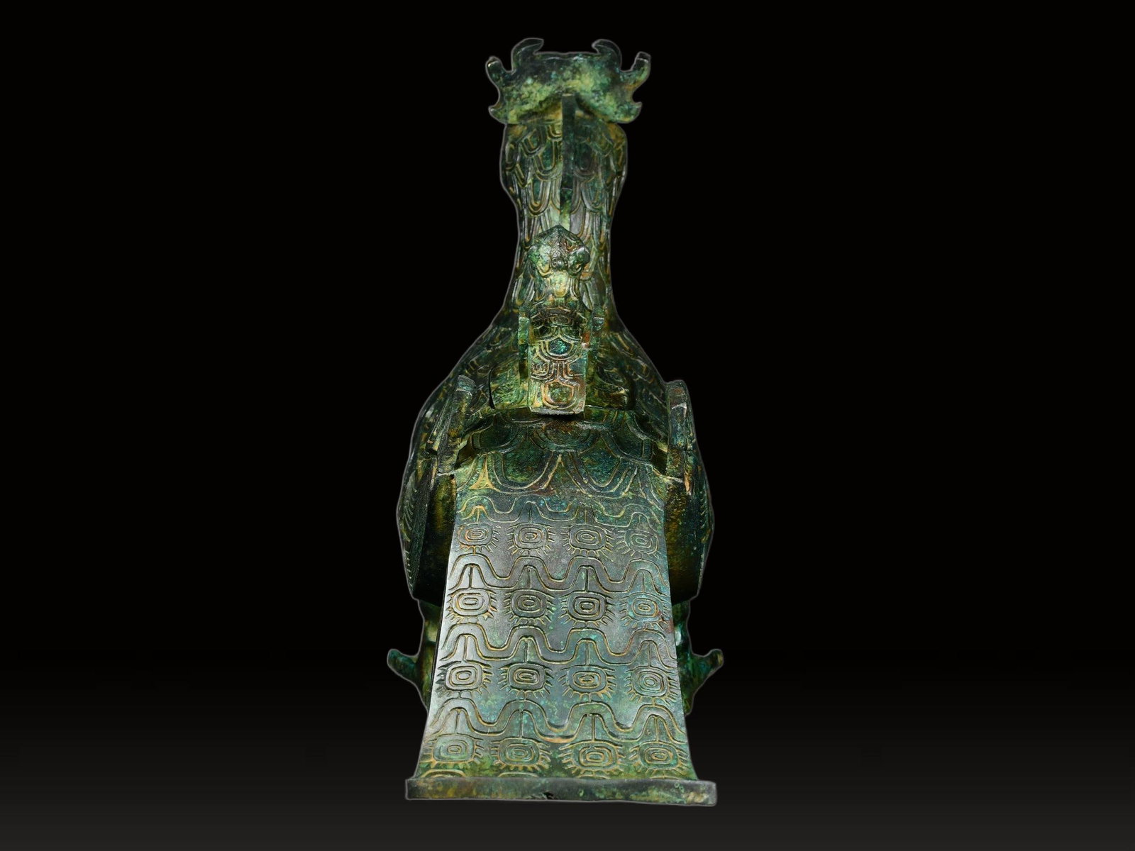 A Exquisite Bronze Bird Ornament - 8