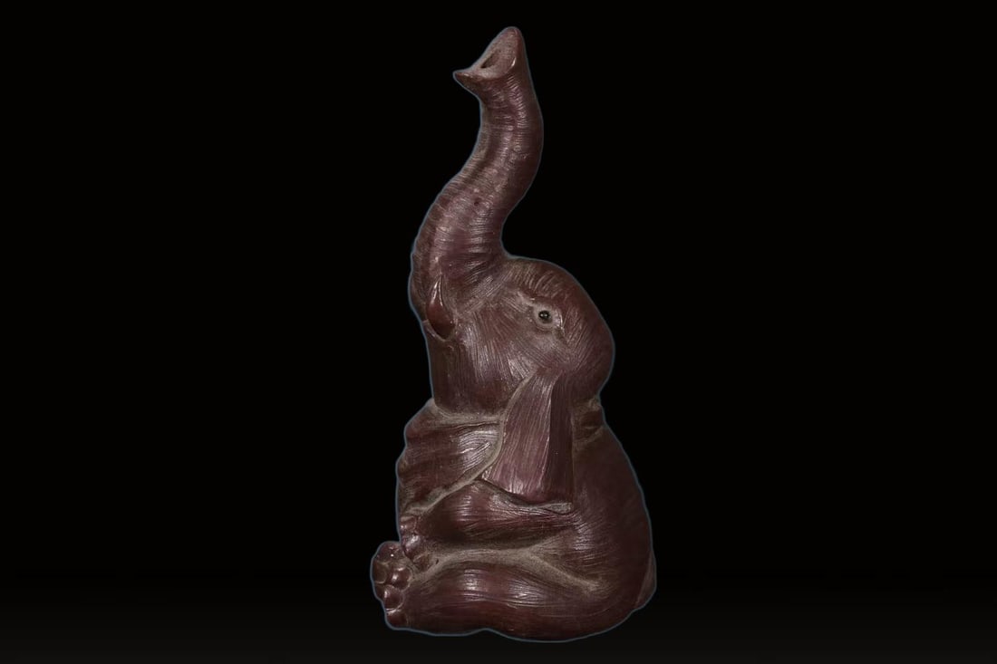 A Exquisite Purple Sands Elephant Tea Pet (1 of 7)