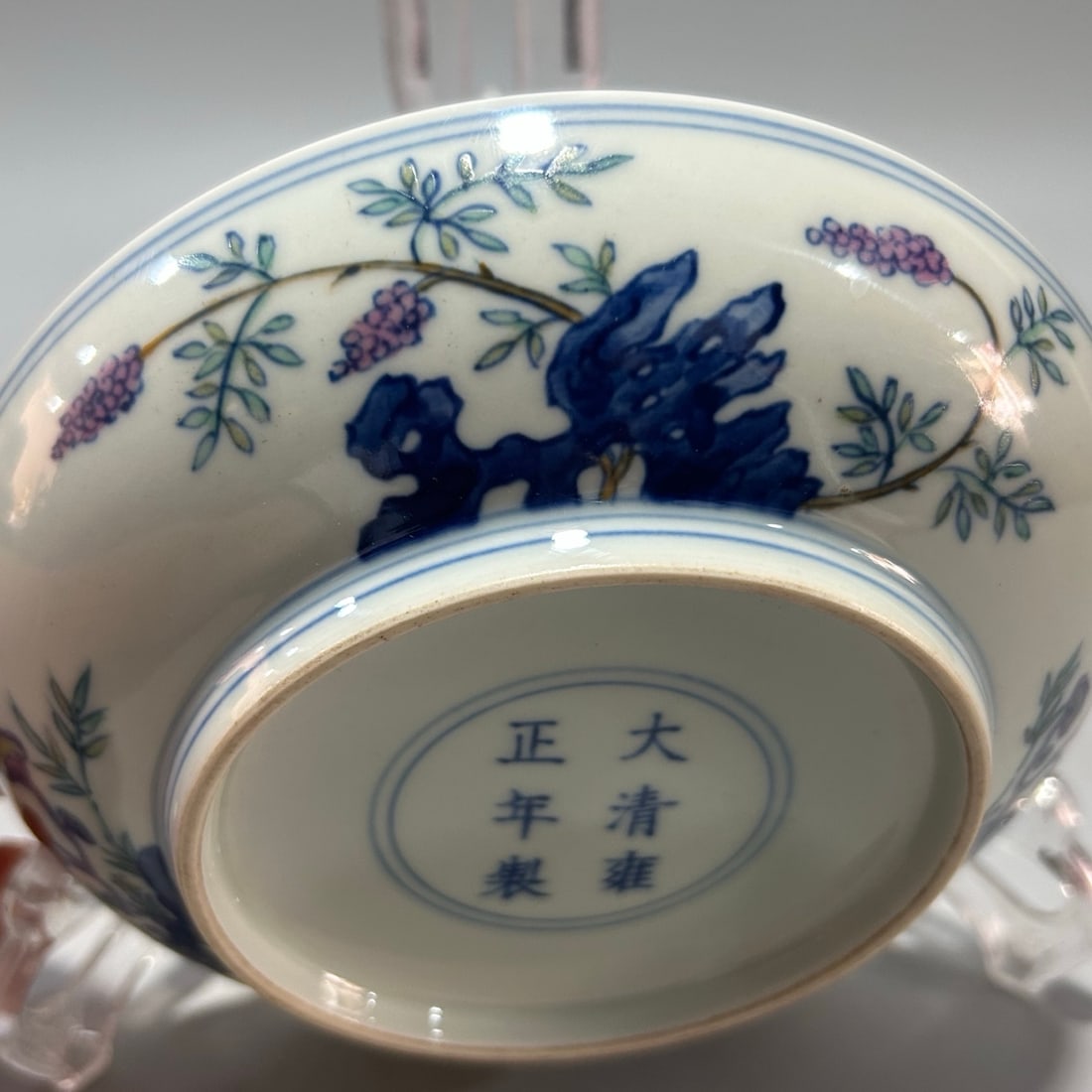 A Exquisite Doucai Flower Pattern Plate - 5