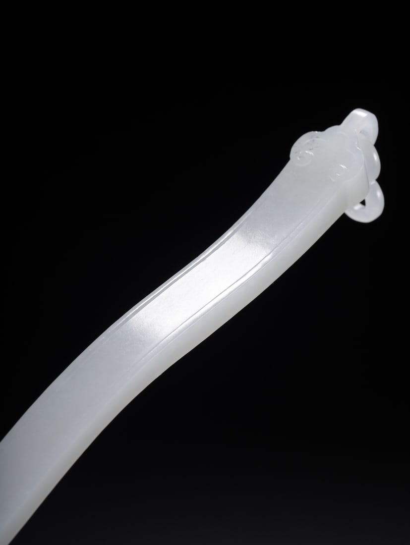 A Exquisite Hotan Jade peach Pattern Ruyi - 9