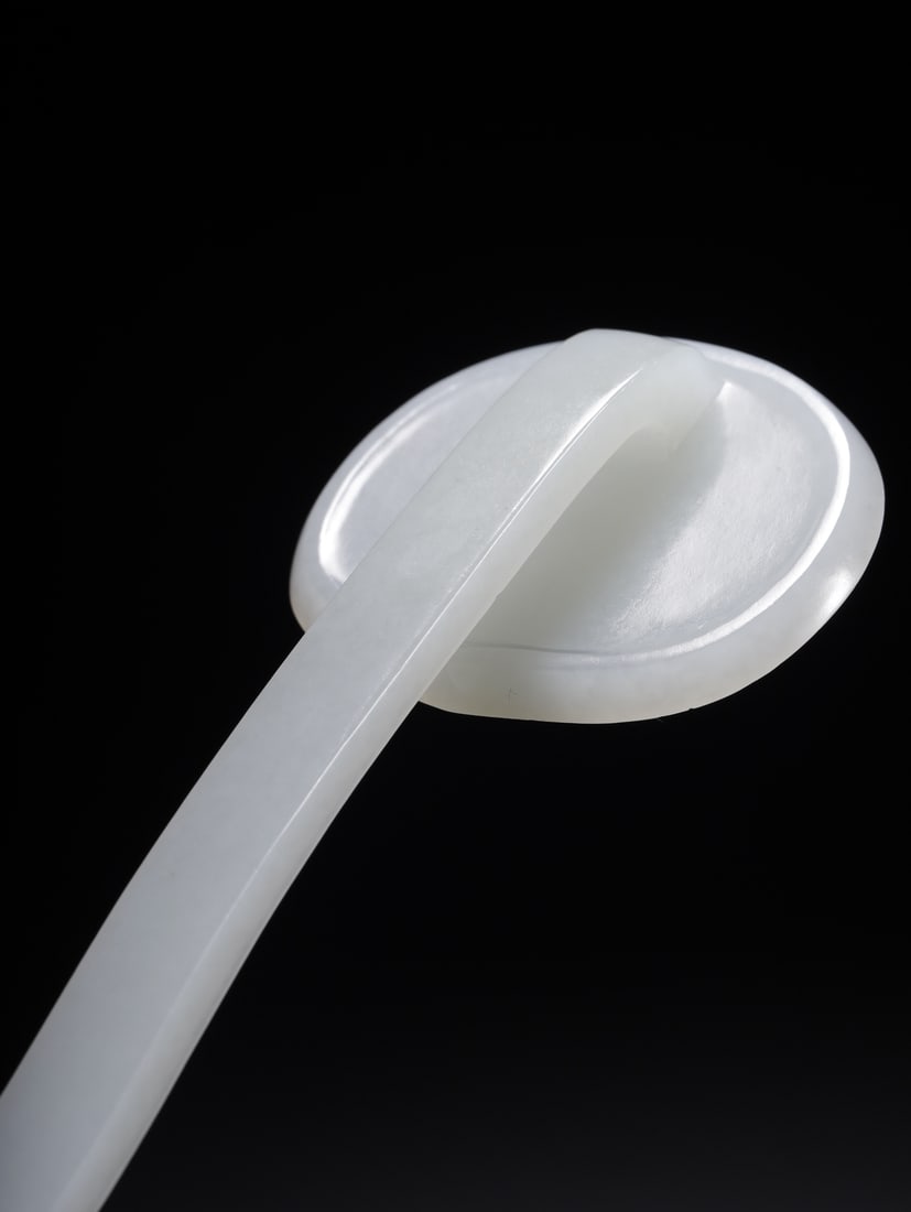A Exquisite Hotan Jade peach Pattern Ruyi - 10