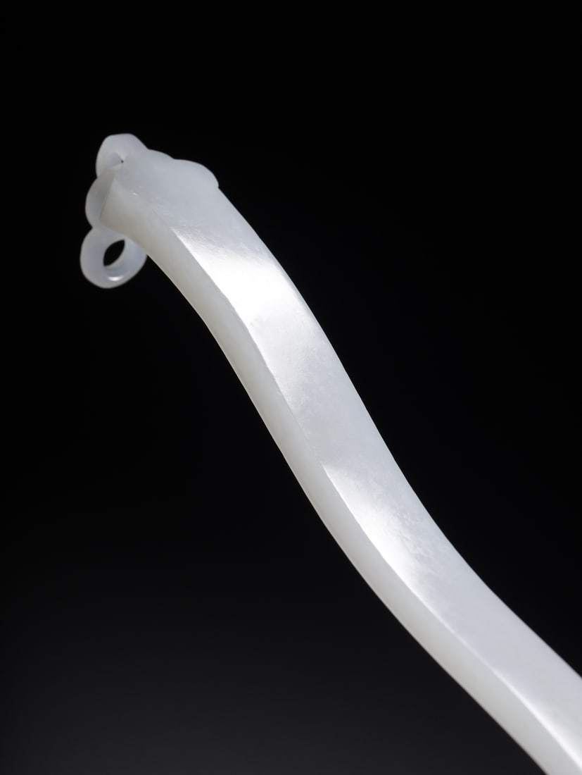 A Exquisite Hotan Jade peach Pattern Ruyi - 11