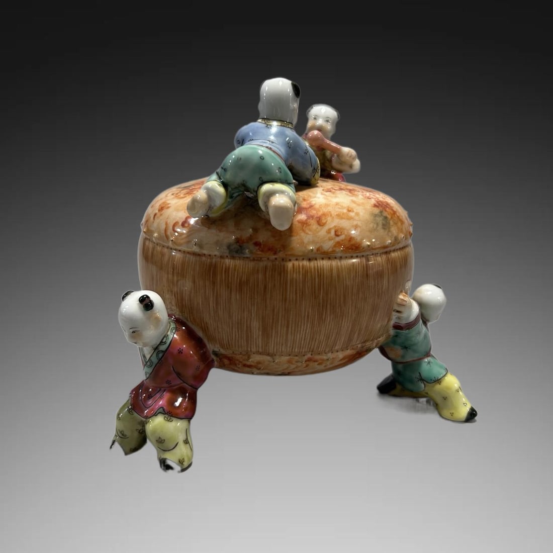 A Exquisite Stone Pattern Figures Ornament - 2