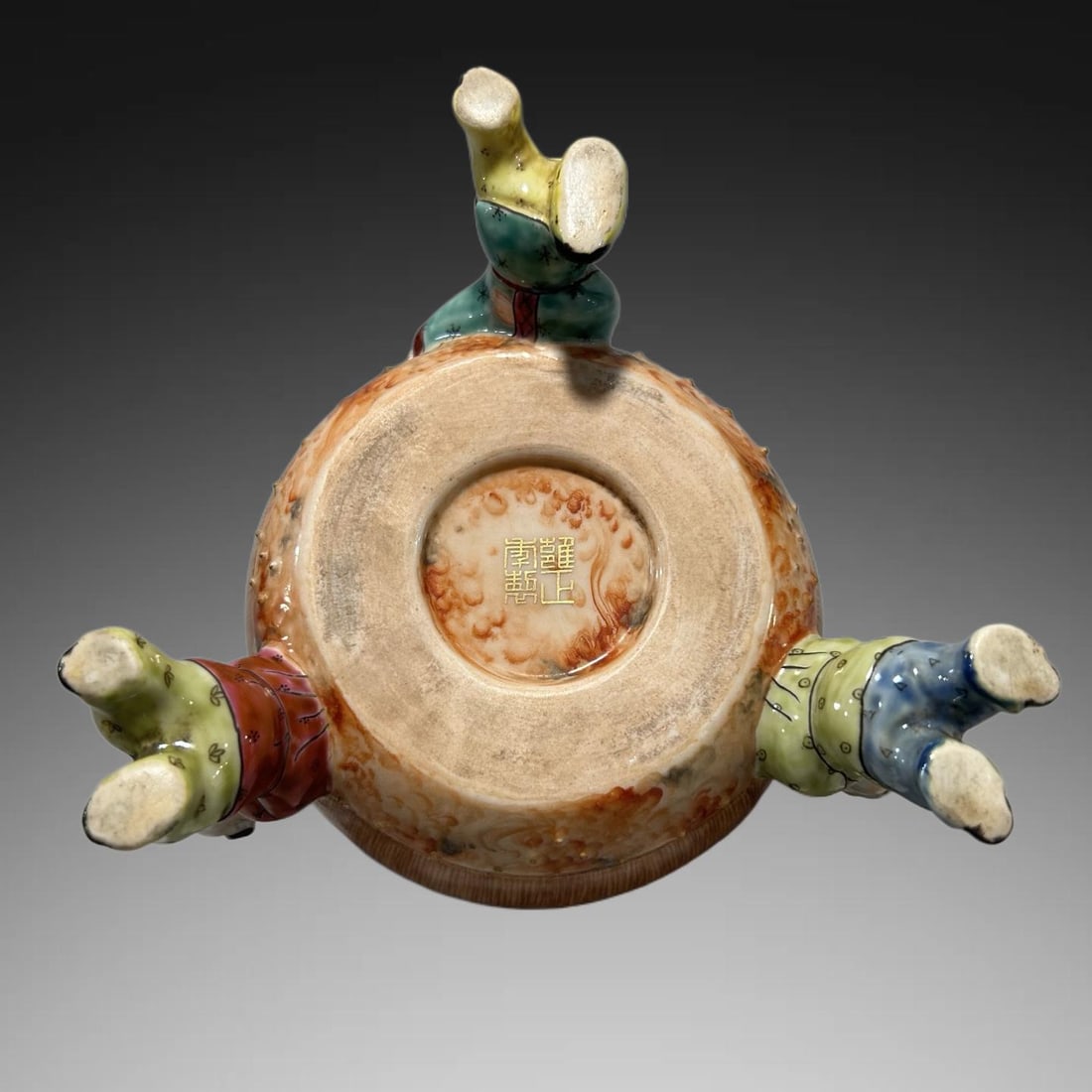 A Exquisite Stone Pattern Figures Ornament - 6