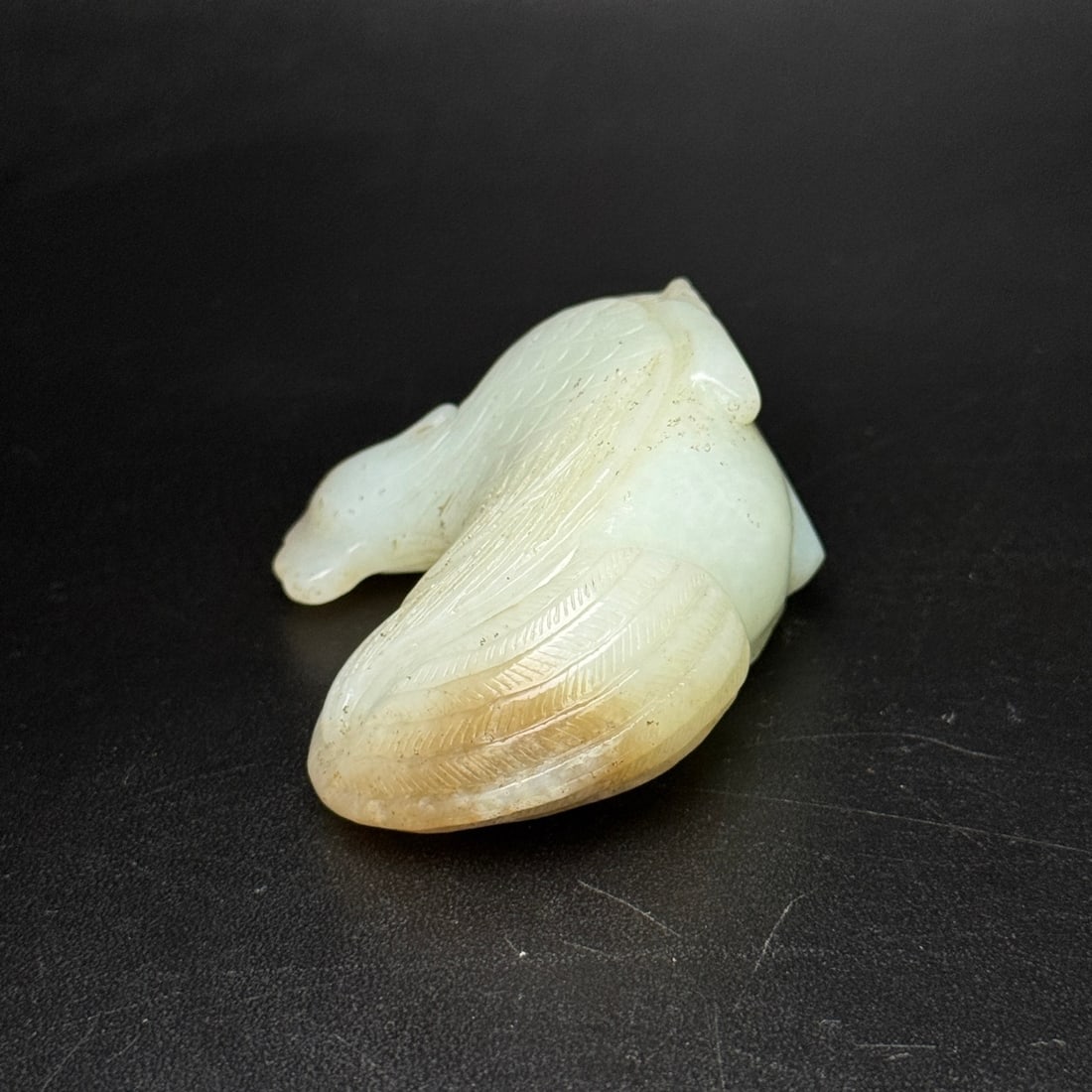 An Exquisite White Jade Rooster Ornament - 4