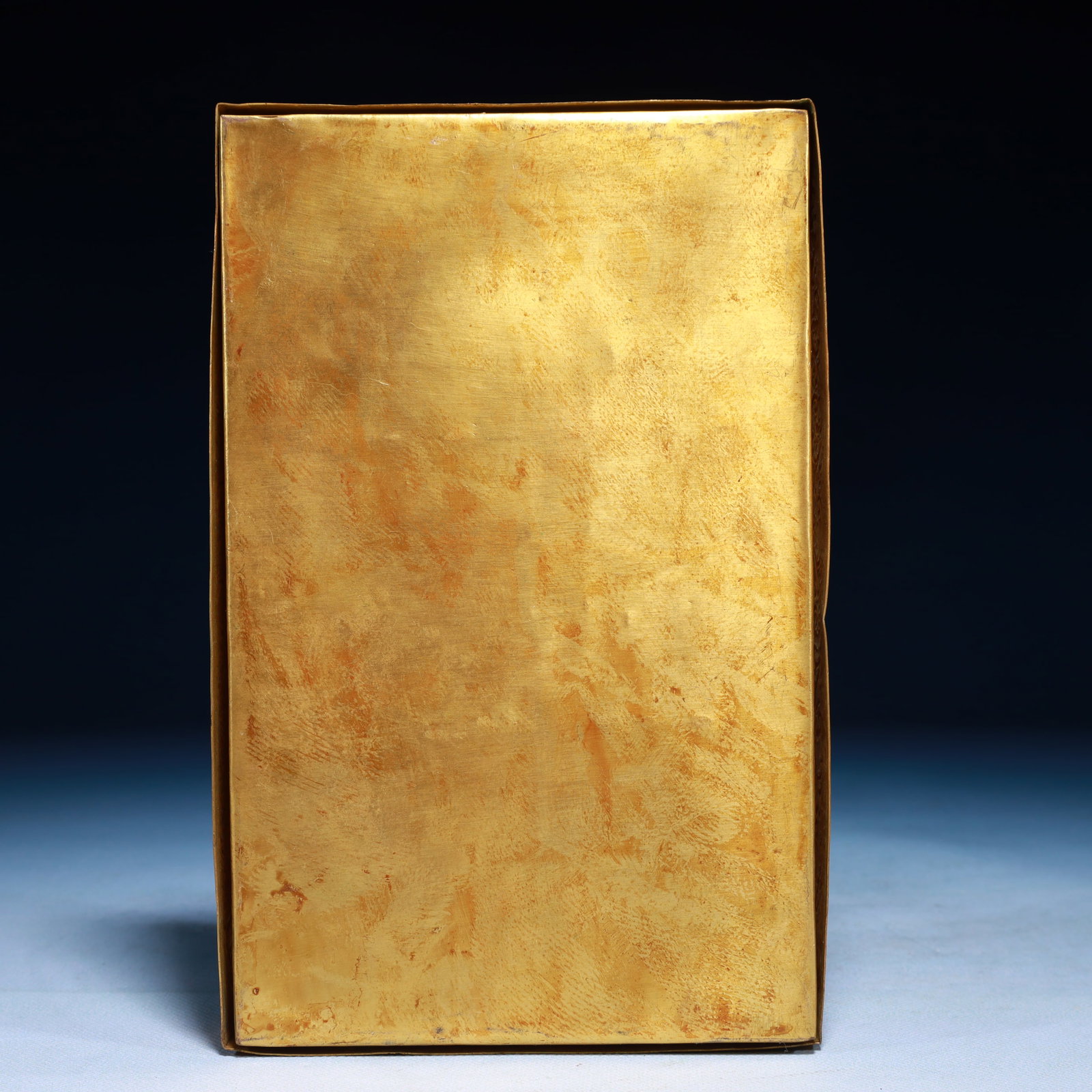 An Exquisite Gilt Bronze Scripture Ornament - 4