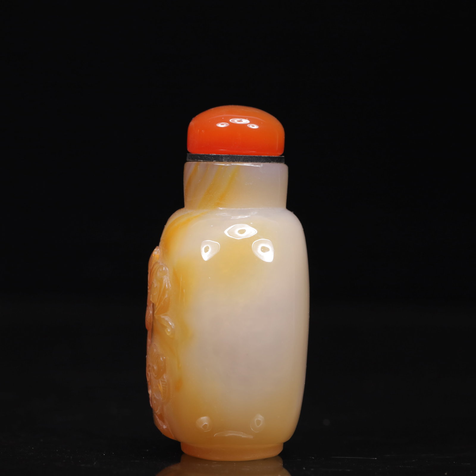 An Exquisite Agate Figure Pattern Snuff Bottle - 3