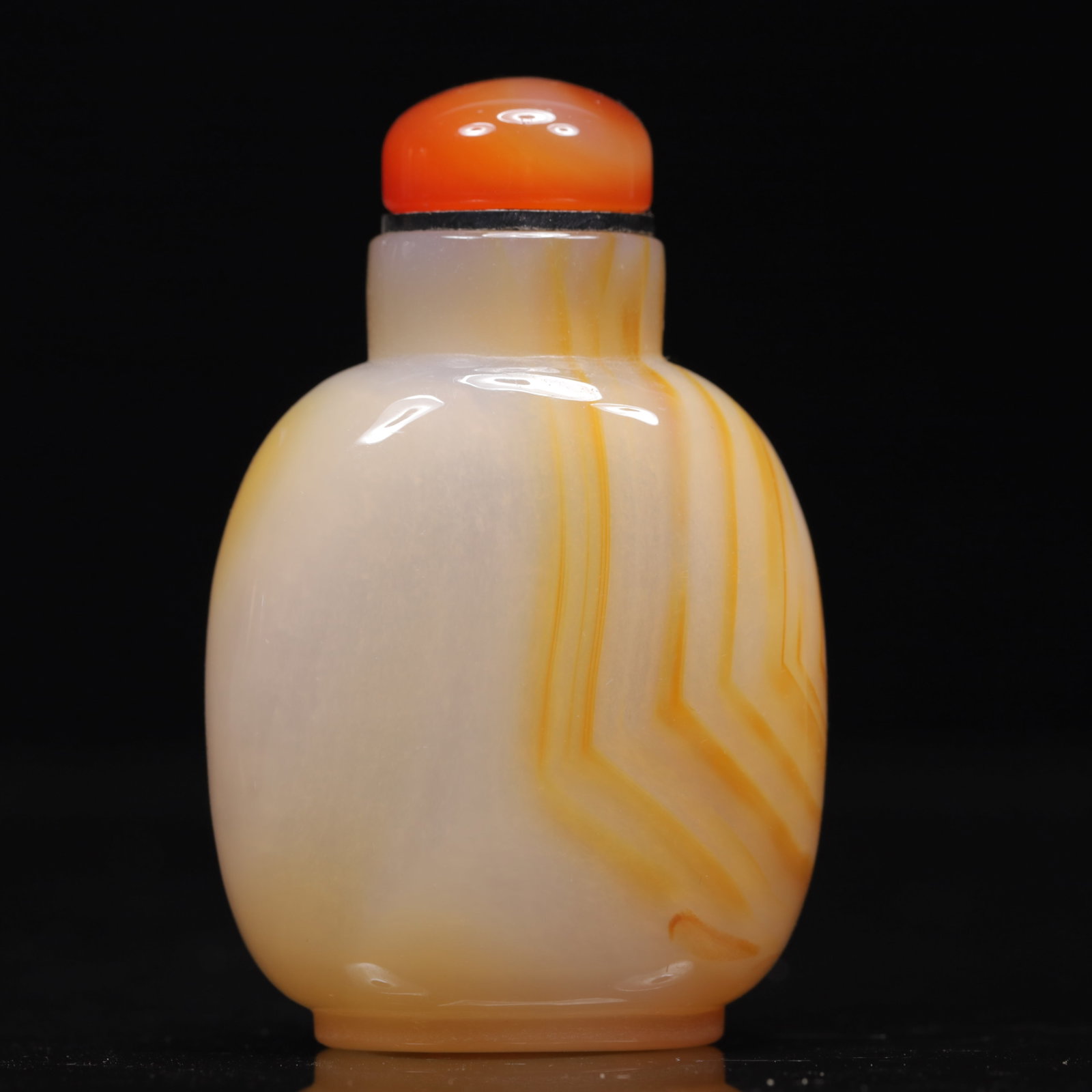 An Exquisite Agate Figure Pattern Snuff Bottle - 5