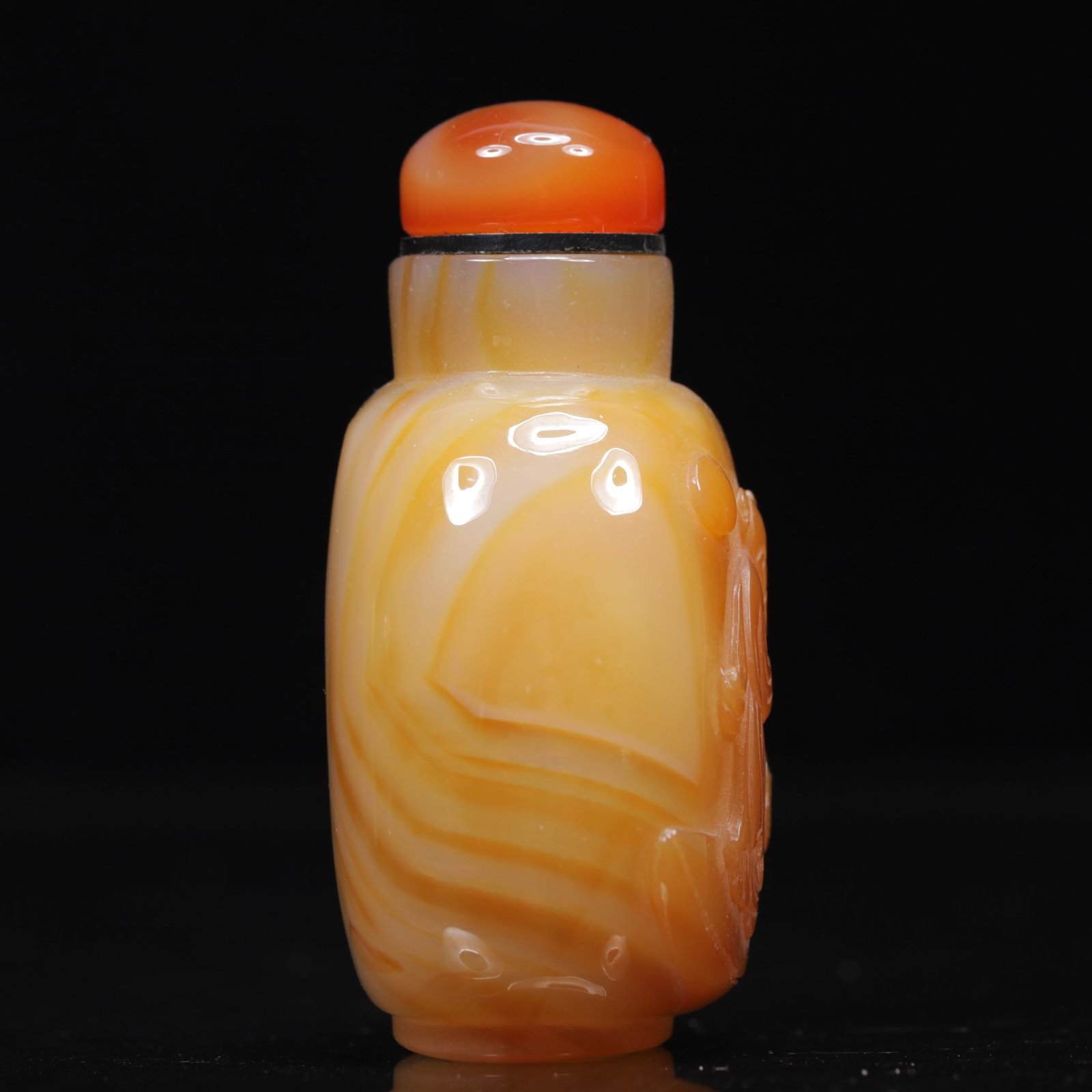 An Exquisite Agate Figure Pattern Snuff Bottle - 6