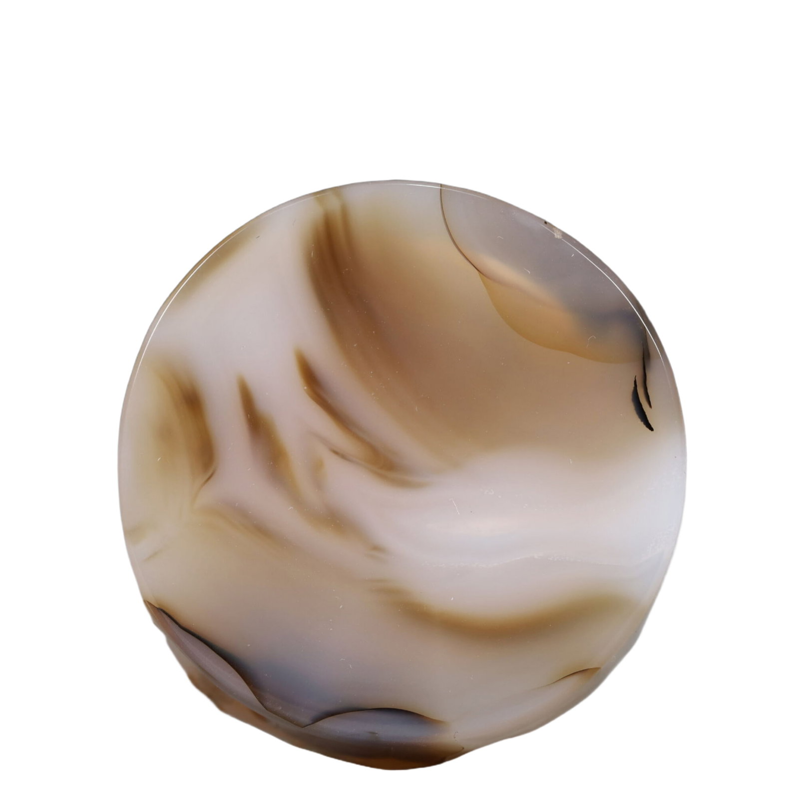 An Exquisite Agate Brush Pot ,With Poem - 6