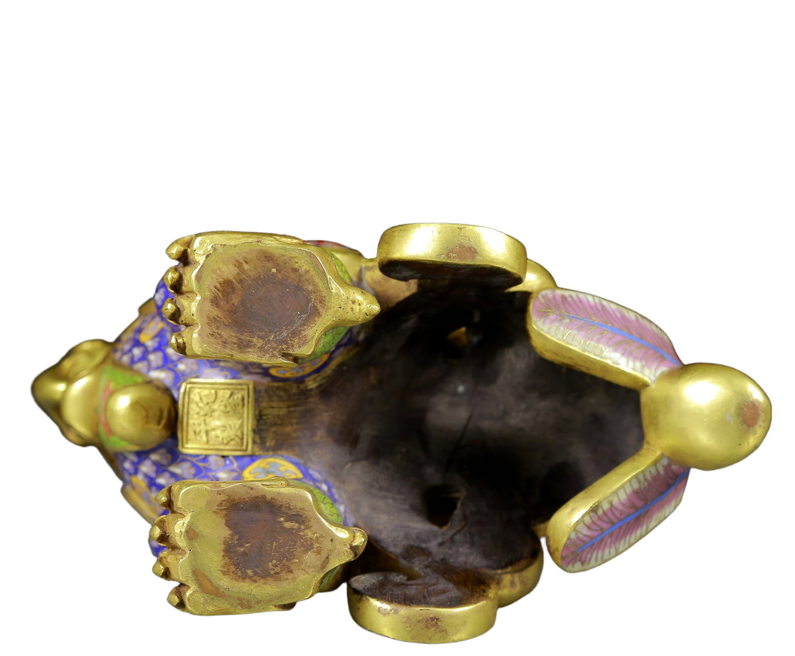 A Rare Cloisonne Phoenix Pattern Censer - 12