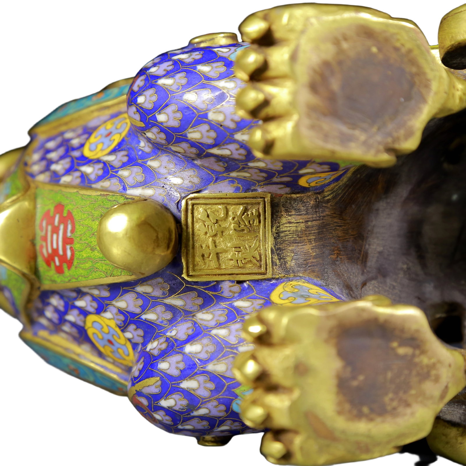 A Rare Cloisonne Phoenix Pattern Censer - 13