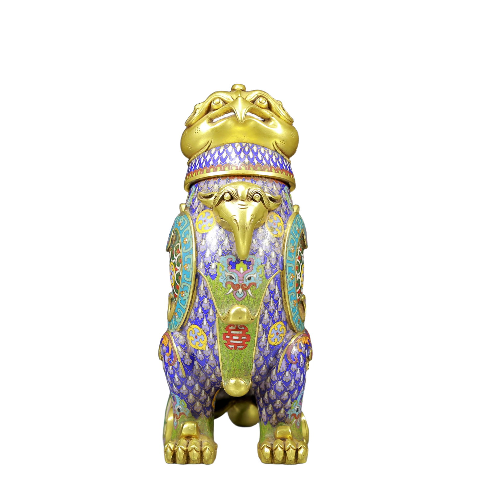 A Rare Cloisonne Phoenix Pattern Censer - 5