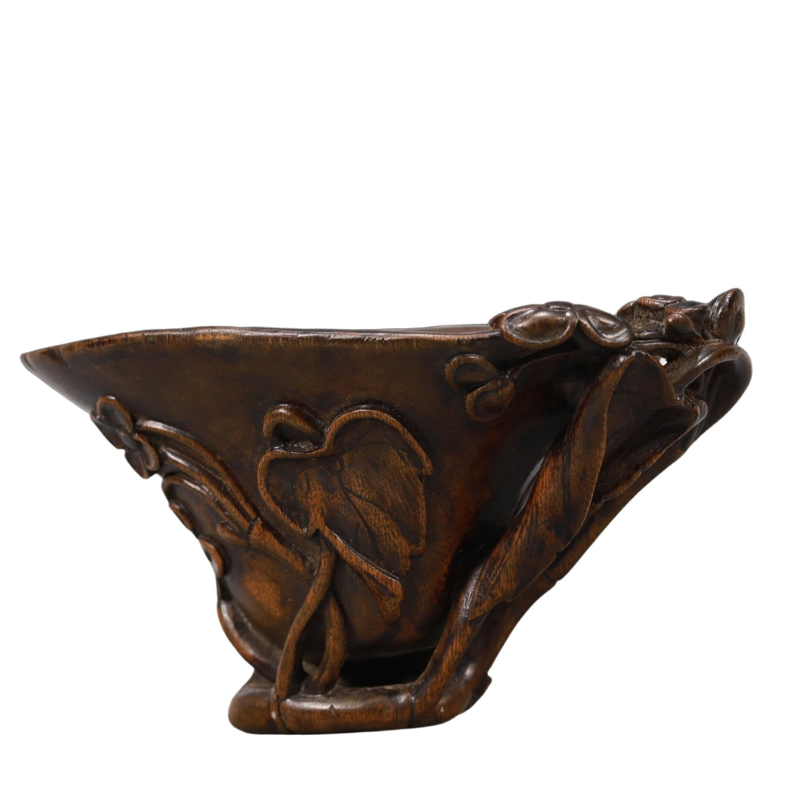 A Brilliant Eaglewood 'Flower' Cup - 2