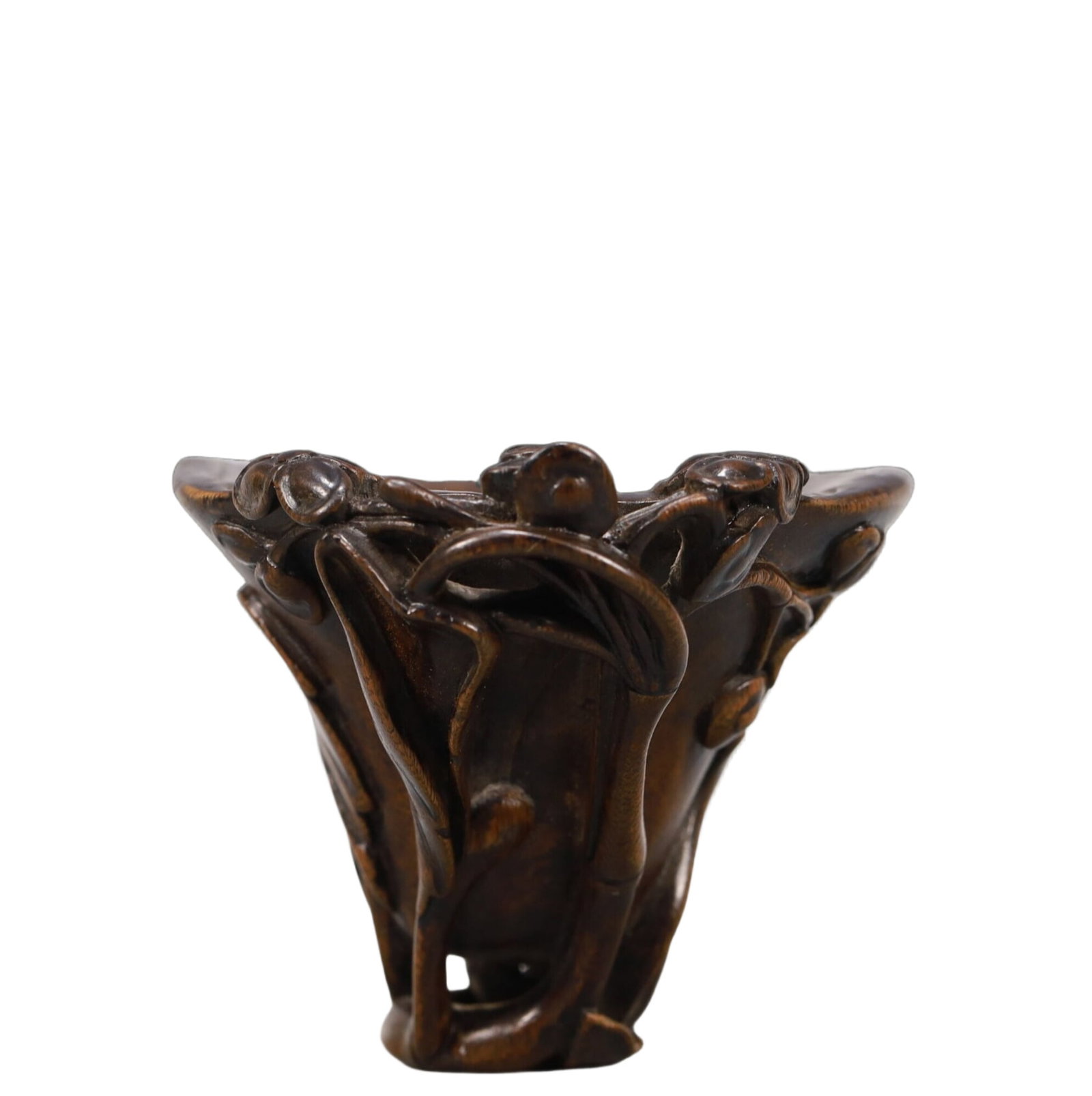 A Brilliant Eaglewood 'Flower' Cup - 3
